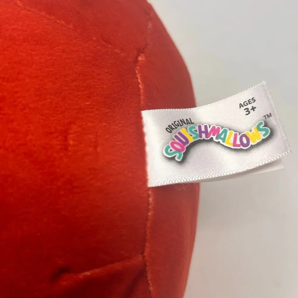 Kellytoy Squishmallow's Prince the Pug Plush Red Football Jersey 8
